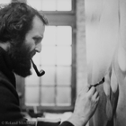 Yves Rhayé in zijn atelier • Yves Rhayé dans son atelier 1972