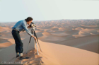 Sur les dunes à Benni-Abbes